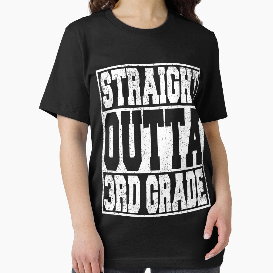 Straight Outta 3rd Grade Third Grade First Day Back To School Graduation by ARTZ84