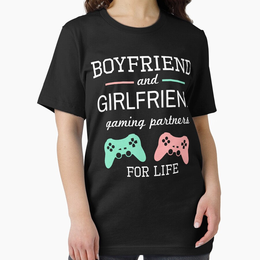 Boyfriend And Girlfriend Matching Couple Gaming Gamer Gifts by BrittaJanice1