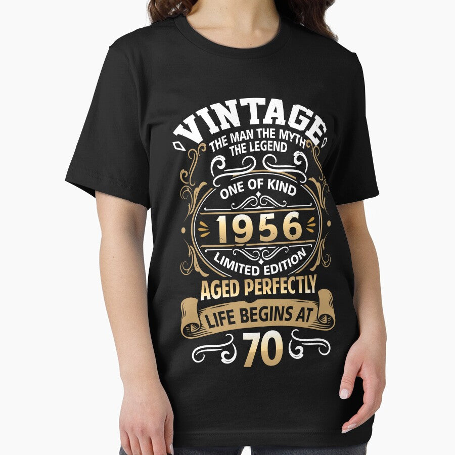 70th Birthday Vintage 1956 Man Myth Legend Retro Birthday Gift by FernaRoje