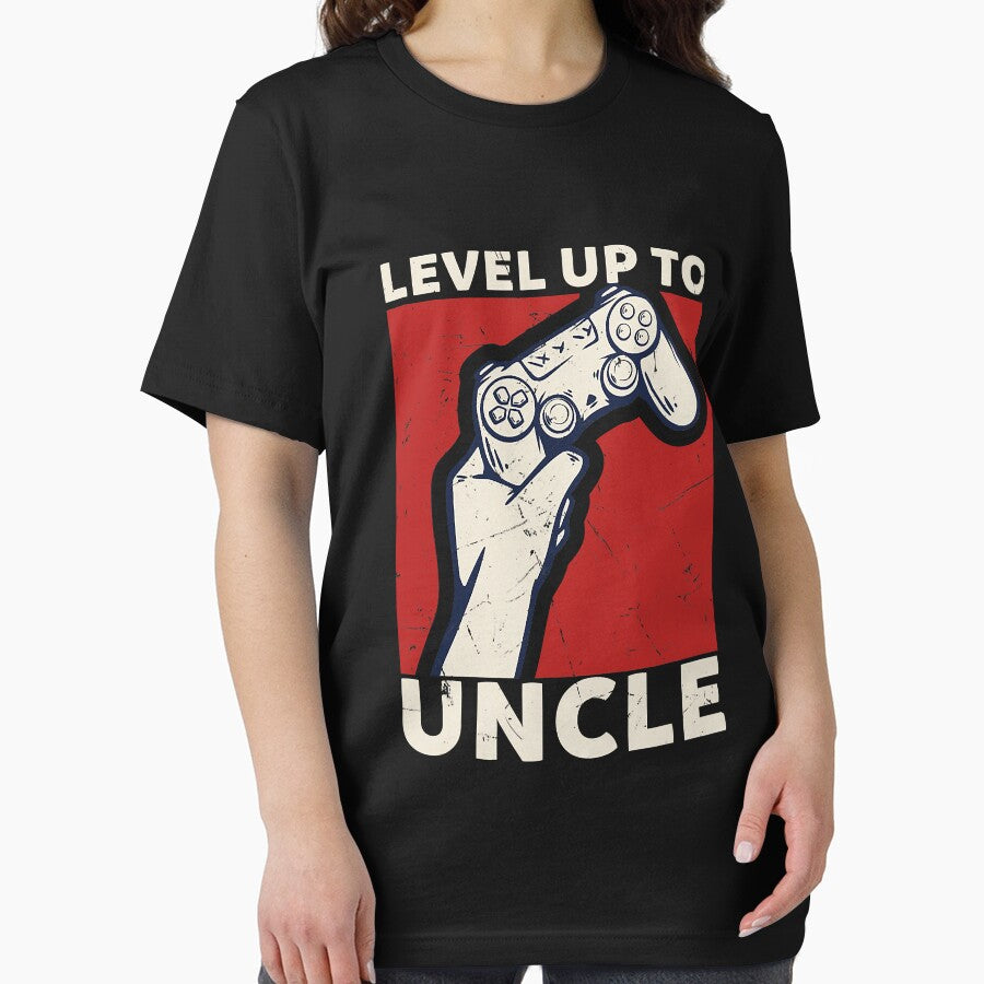 Level up to uncle funny video gamer vintage men by ericrichard059