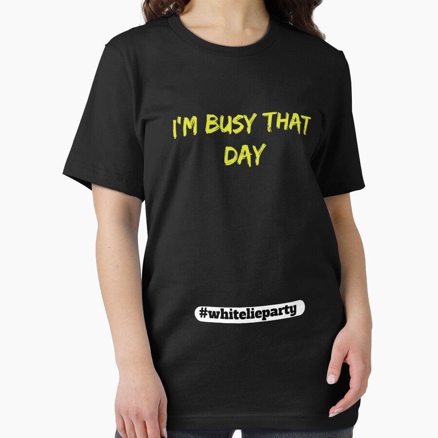 White lie party - I'm busy that day by amrmab