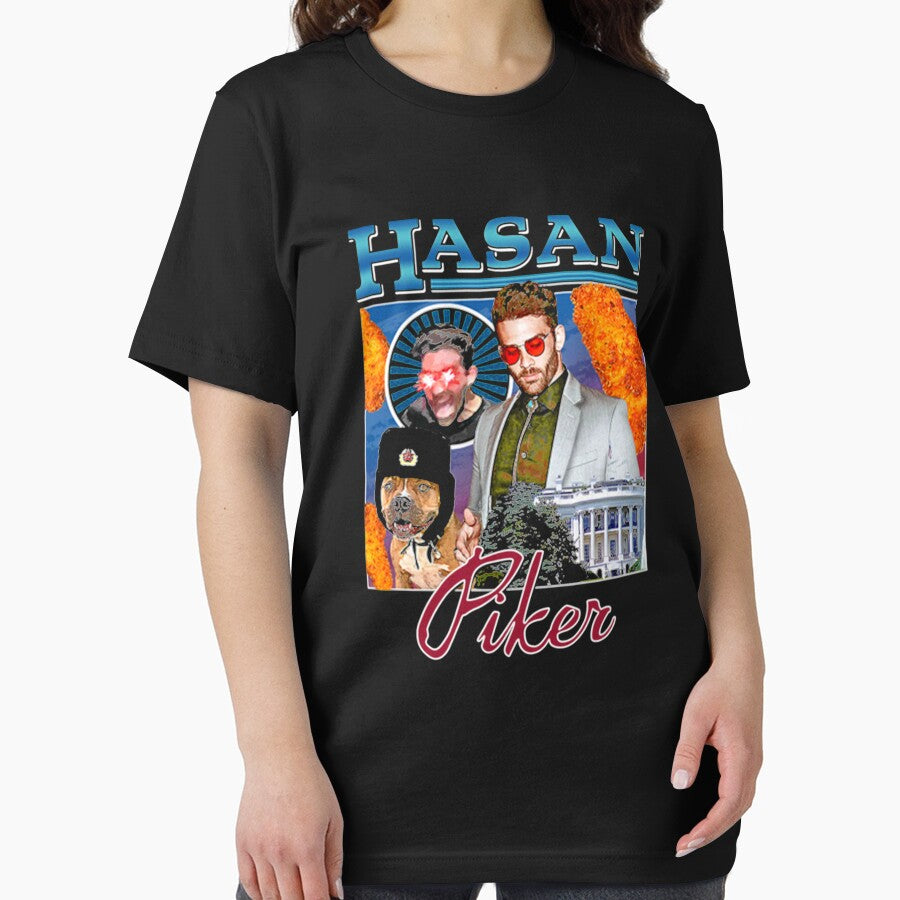 Hasan Piker T-Shirts Gift For Fans, For Men and Women, Gift Mother Day, Father Day by KristaKane