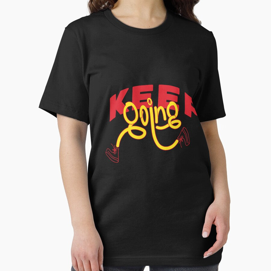 Keep going t shirt design concept by teedesigndaily