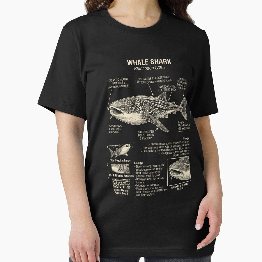 Whale Shark Scientific Anatomy Biology Animal Lover by Kimberley King Art  King Art