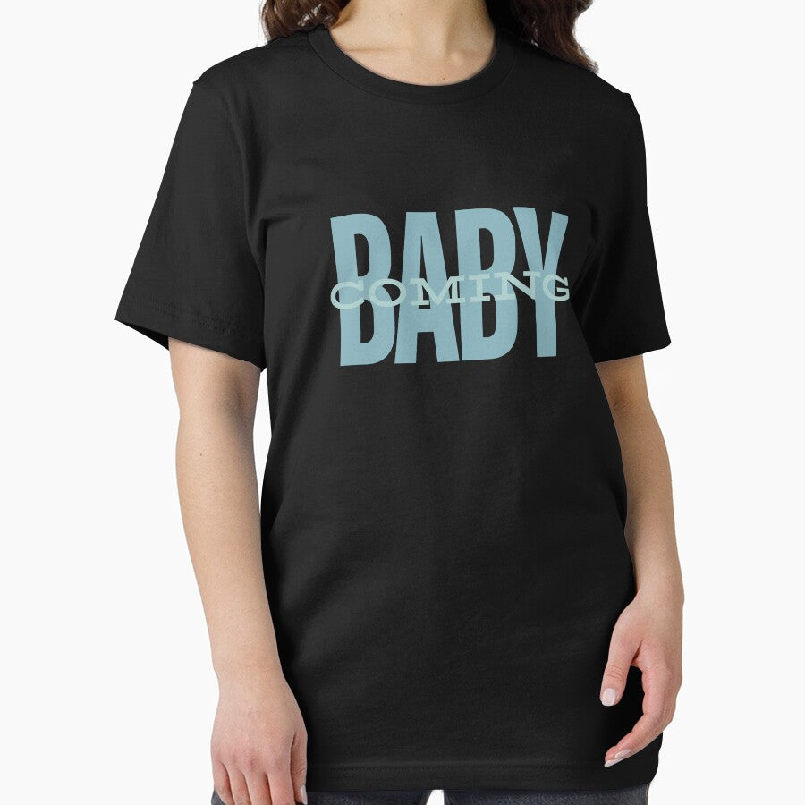 Baby Coming - Baby Announcement  - Blue, Boy by BellaLovi