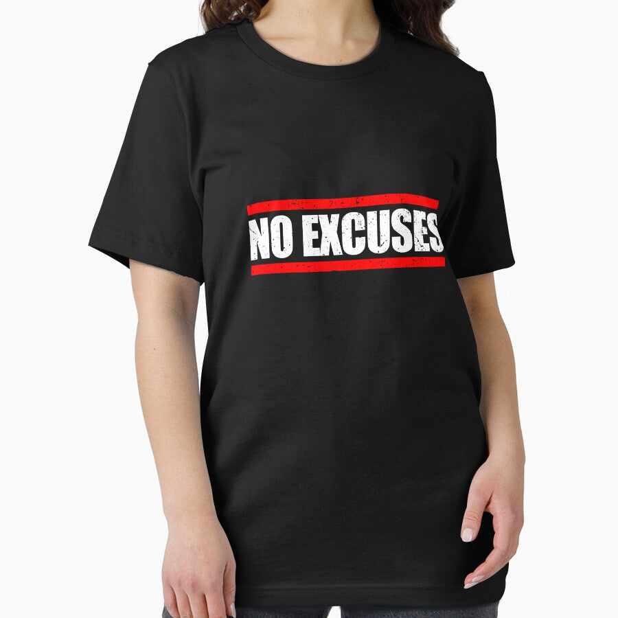 No Excuses - Inspirational Saying Workout Motivational by xhearalisa