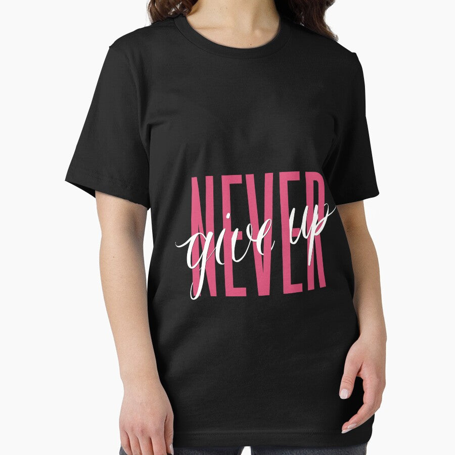 Never give up by Blackstar Design Studio
