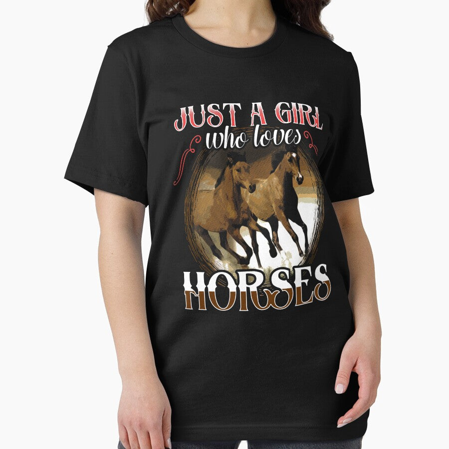 Just a girl who loves horses - horse lover by Captain Mood