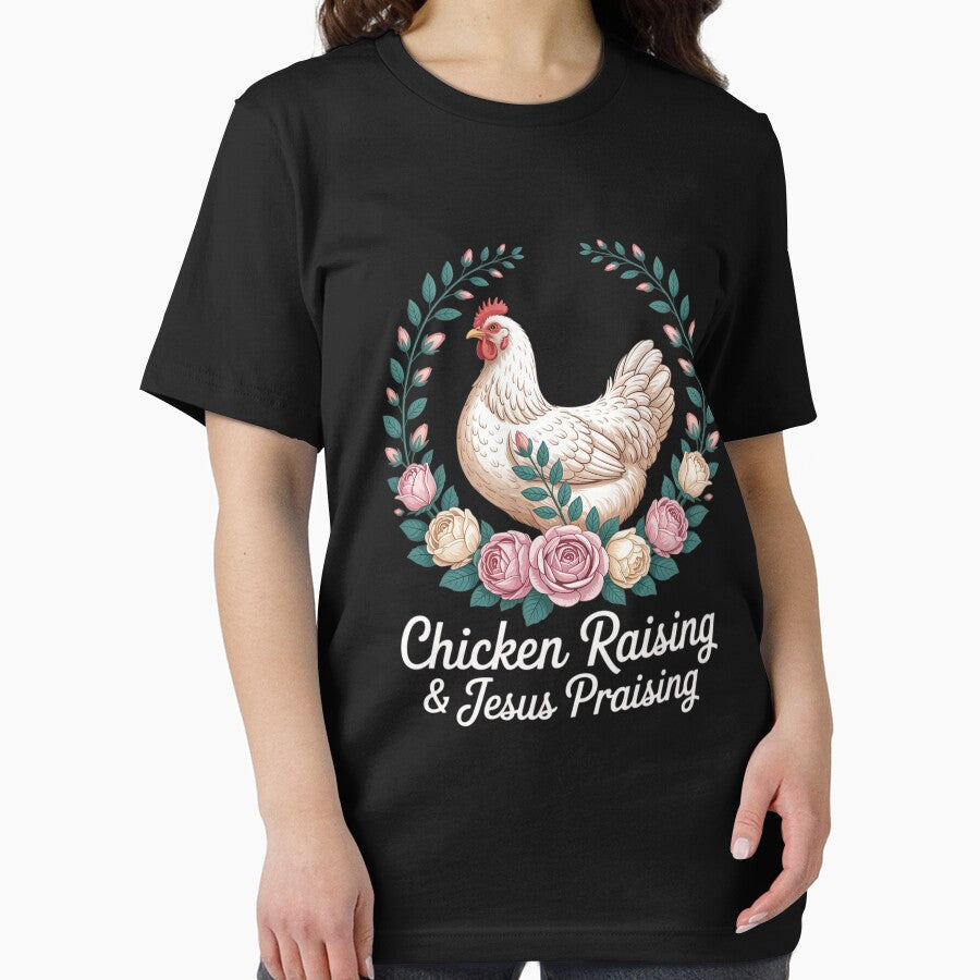 Chicken Raising Jesus Praising Christian Faith by KingsLife1994