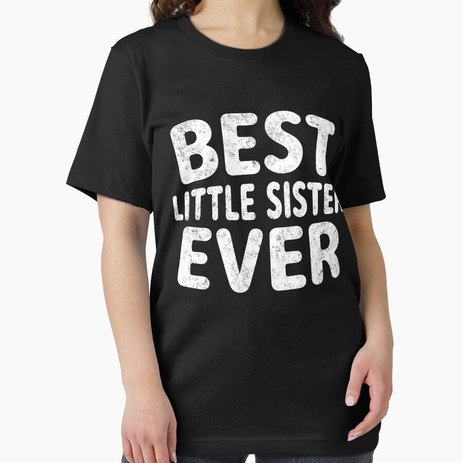 Best Little Sister Ever Shirt Mother's Day Gift Christmas by KuznecovaDesign