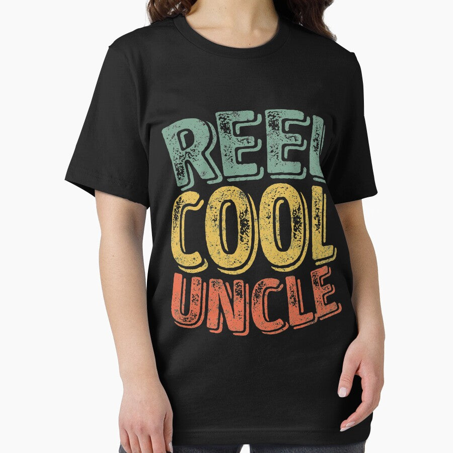 Reel Cool Uncle Shirt Fisherman Christmas Gift Father's Day by KuznecovaDesign