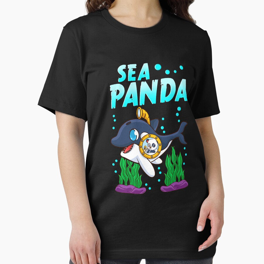 Sea Panda Cute Adorable Baby Orca Whale Pun by perfectpresents