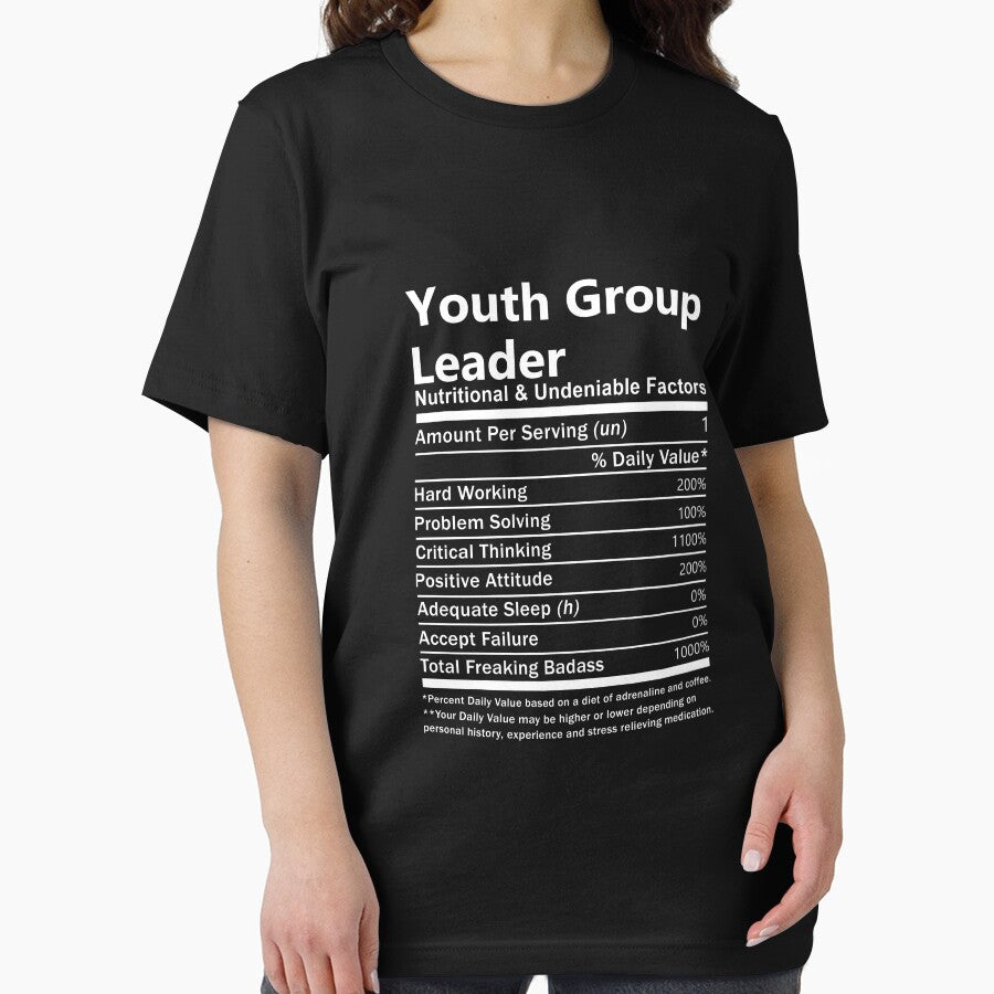 Youth Group Leader T Shirt - Nutritional and Undeniable Factors Gift Item Tee by oslandefren