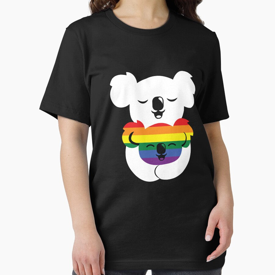 Cute Mama Koala Bear Pride Flag colors by House Sparrow