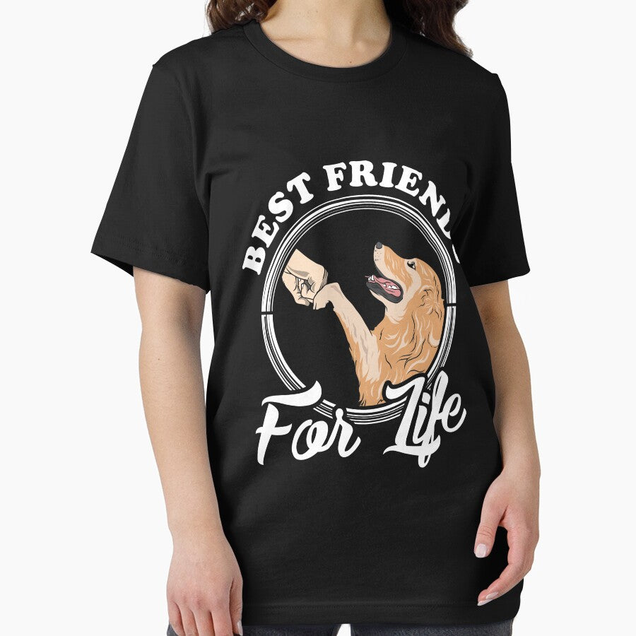 Golden Retriever Lover Design "Best Friends For Life" by adsman68