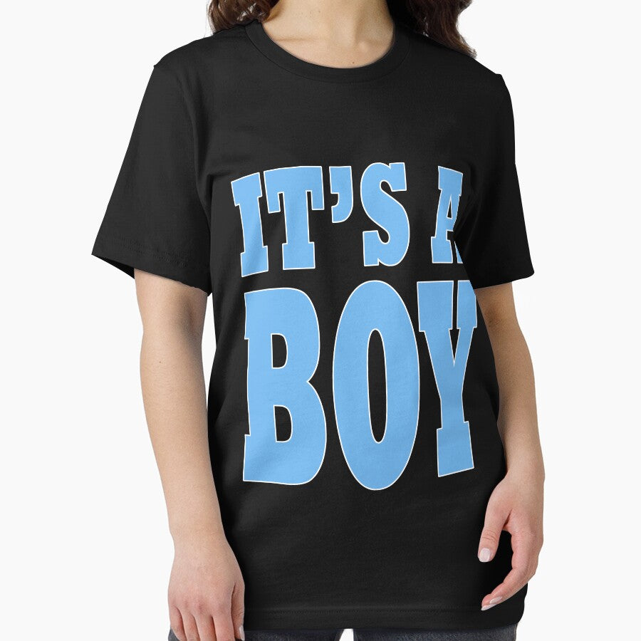 its  a thing whiteIts A Boy Adoption Party Cute Funny Gender Reveal Baby Shower T Shirt big blue by arcadetoystore