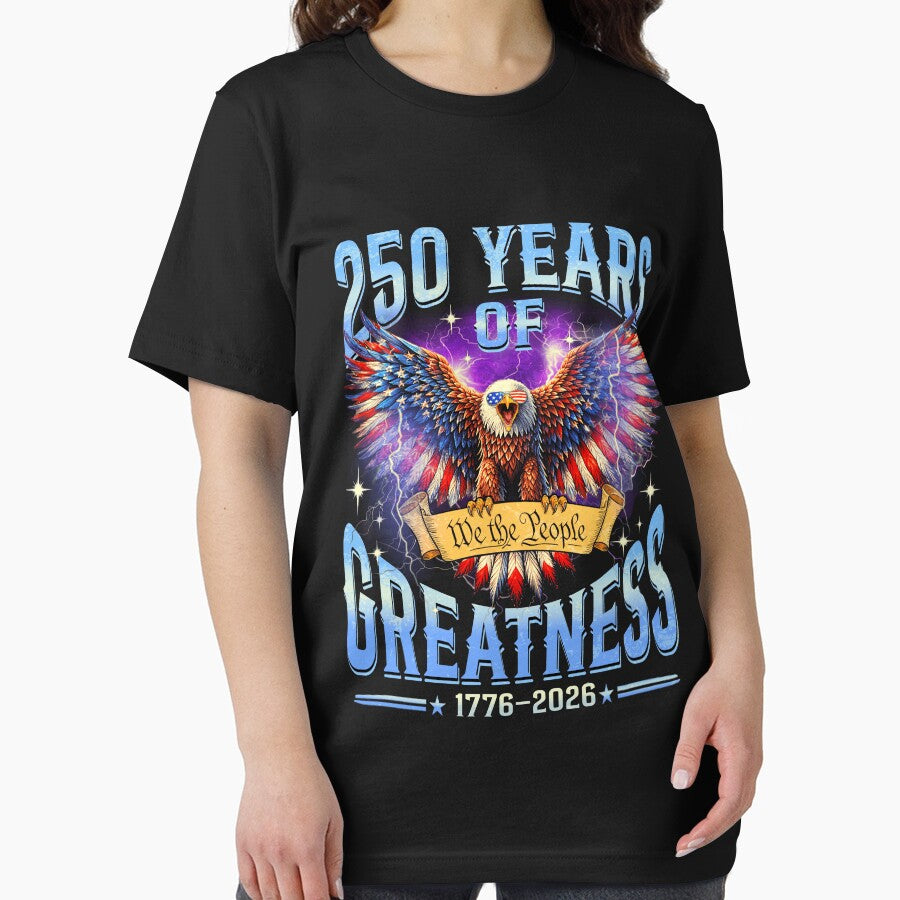 AMERICA 250 YEARS 1776-2026 Anniversary Celebration Funny Eagle by MackenzieBin