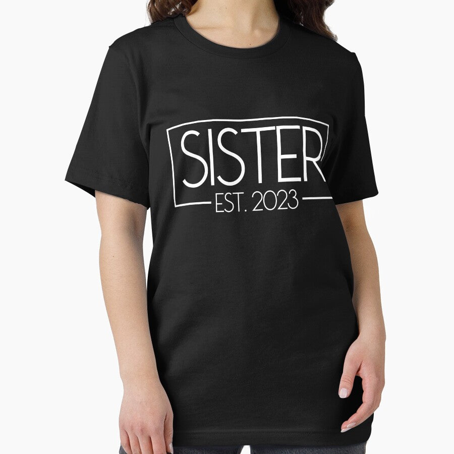 Sister Est. 2023 New Sister 2023 This Year Girls Sister Gear by DynamicDesign