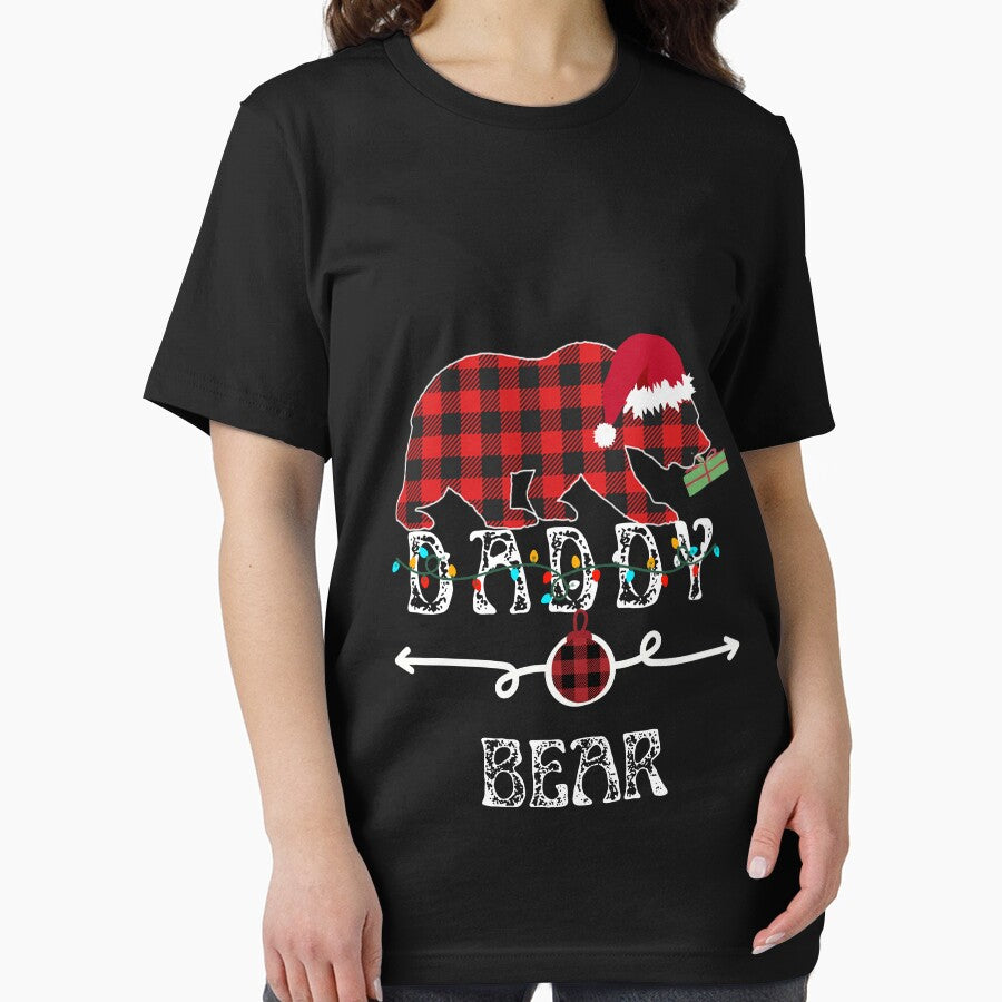 daddy Bear Christmas Pajama Red Plaid Matching , Bear Christmas Pajama Red Plaid Buffalo Family gift by Alan-NY