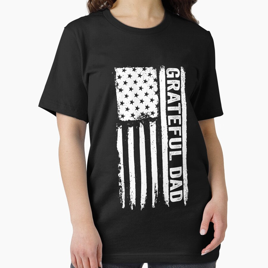 Grateful Dad Patriotic USA Father's Day Grateful Dad Gear by DynamicDesign