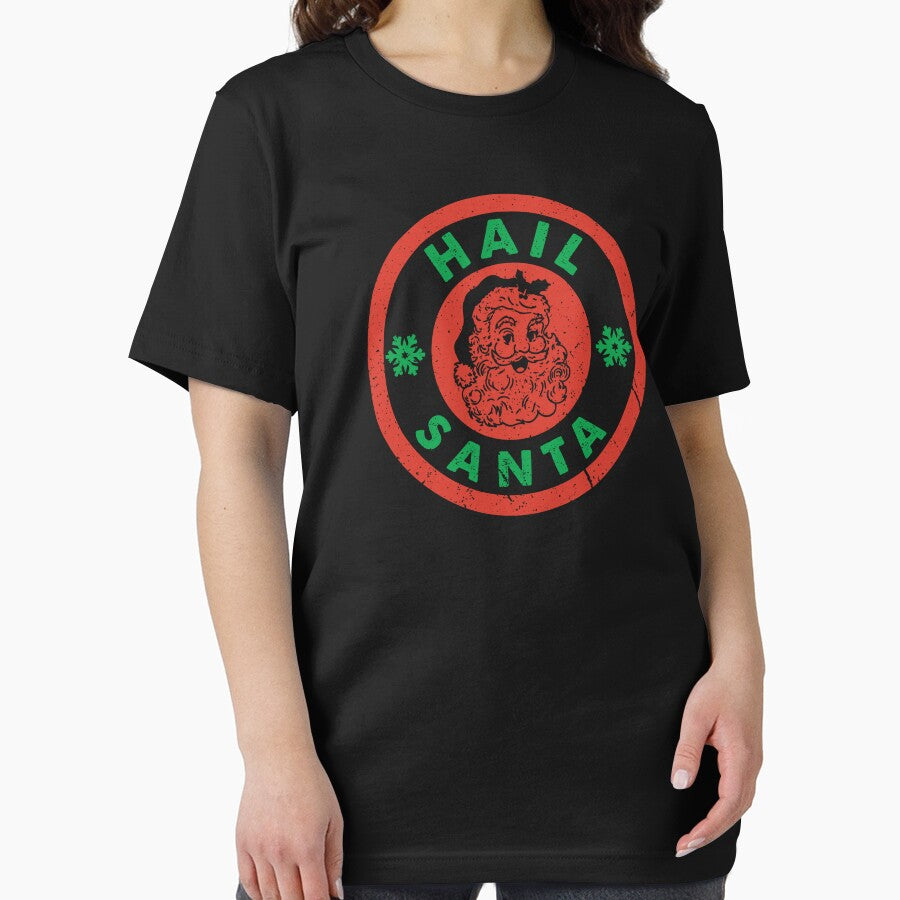 Hail Santa - Vintage Look by Whimsical  Thinker