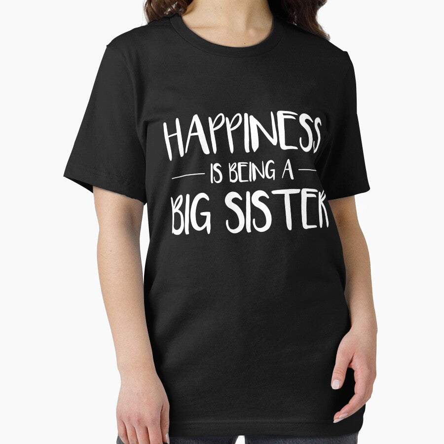 Happiness is Being a Big Sister, Cute Gift for Women by DESIGNNOUR