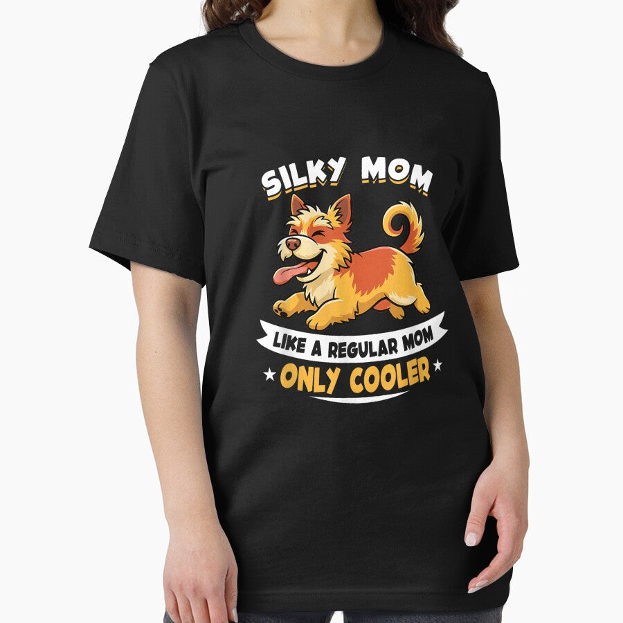 Silky Mom Like A Regular Mom Only Cooler Silky Dog by goombi-creative