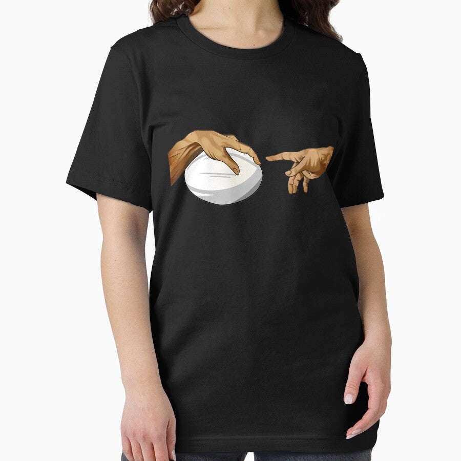 Rugby Michelangelo Ball Hand Rugby Player Funny by cloth-ly