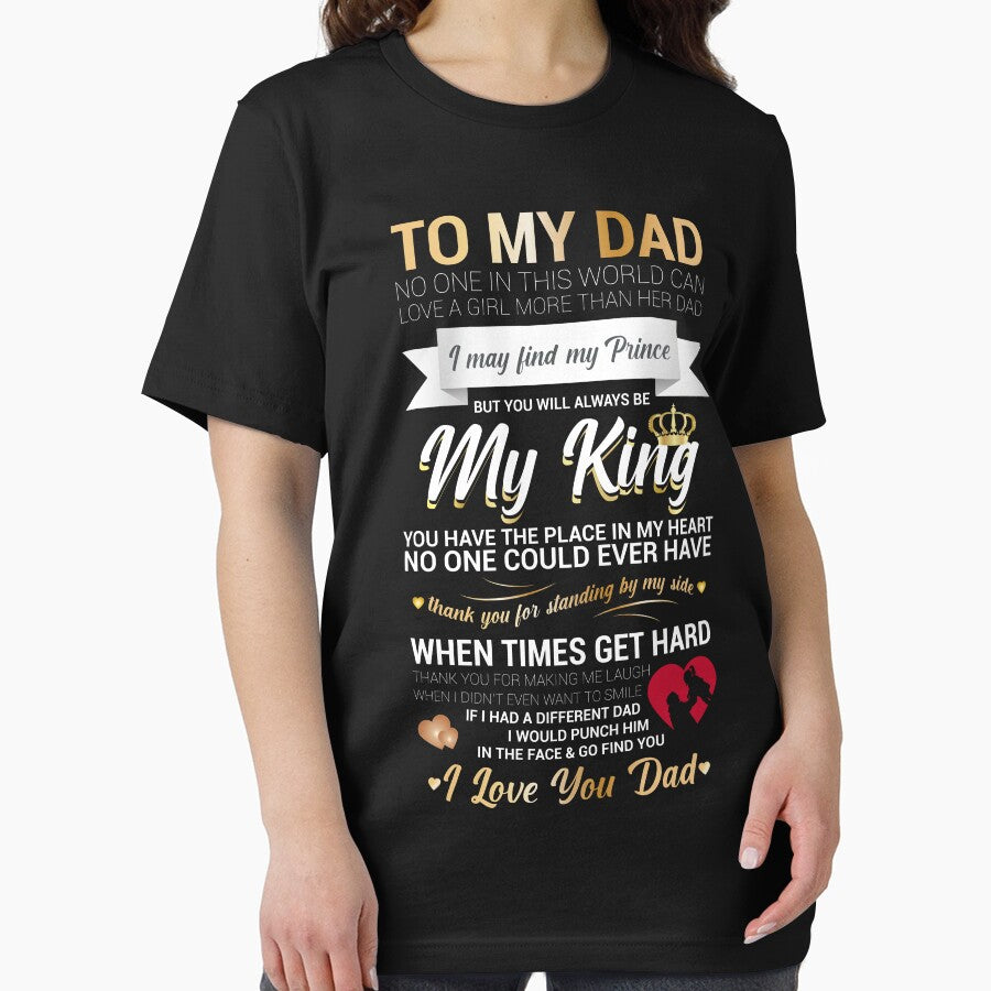 To My Dad My King Cheap Casual Shirts Online by q4success