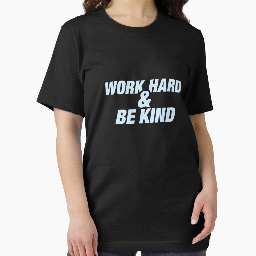 Work Hard and Be Kind - Light Blue by SaraduJour