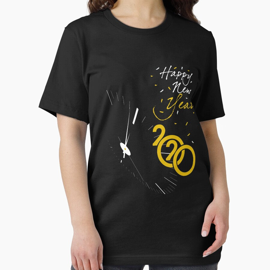 Happy New Year 2020 Clock Midnight Eve Design by Lighvision