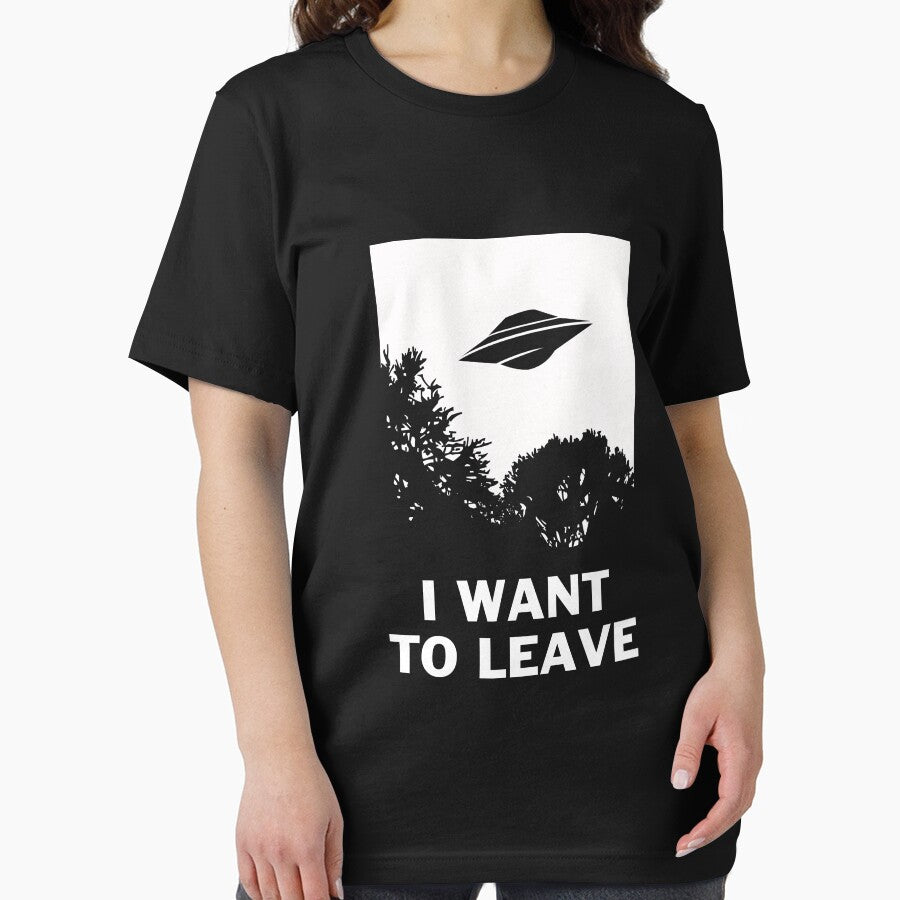 I Want To Leave by Yipptee Shirts