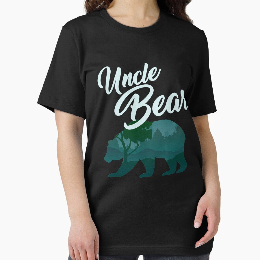 Uncle Bear with Forest Scene Gift for Uncles by TeagoShirts