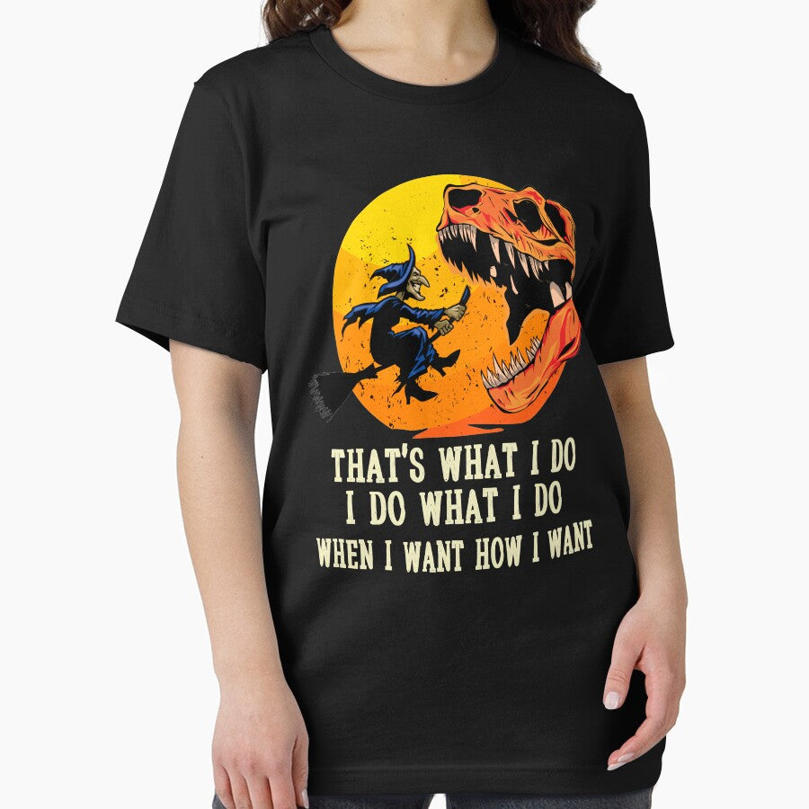 That's What I Do, I Do What I Do, When I Want How I Want Skeleton T rex Scary Halloween Costume by mohmmed22