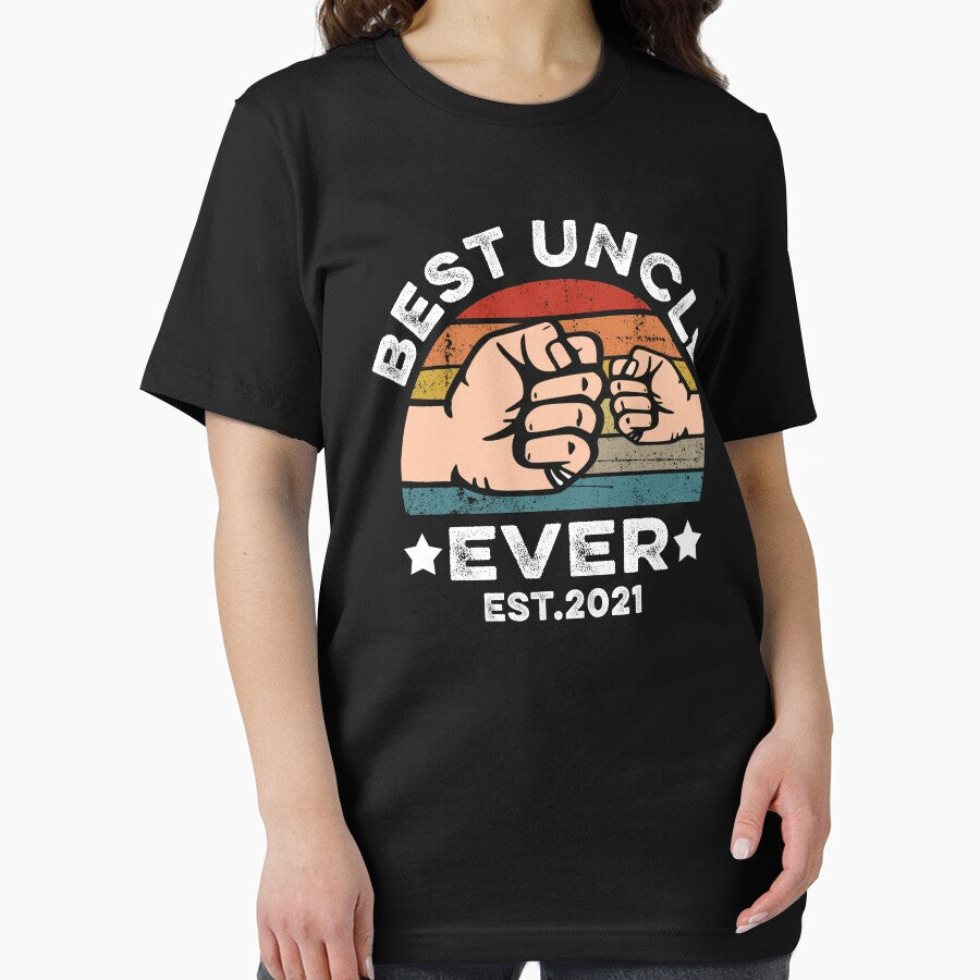 Best uncle ever funny retro fist bump uncle gift idea, new uncle gift by Majesticoo