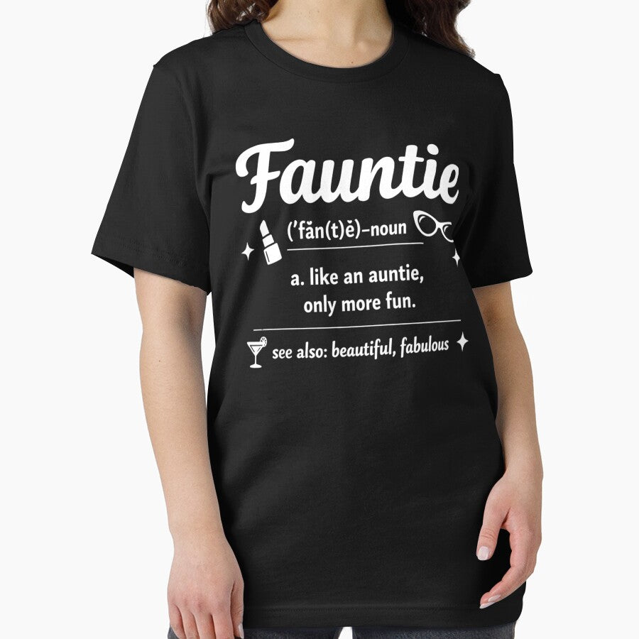 Fauntie Like Auntie Only More Fun by FreshVibe Prints