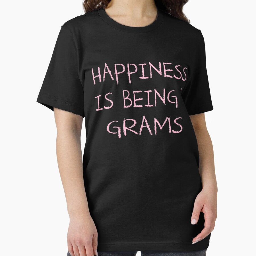 Happiness Is Being A Grams Grandma Baby Shower Heart Gender Reveal Party Mens Womens T Shirt You Baby Shower Gender Reveal Party Mens Womens T Shirt Funny Cute Gift by arcadetoystore