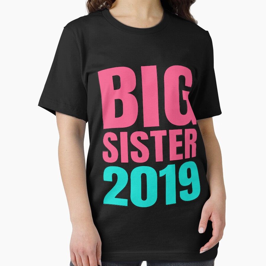 Big Sister 2019 Family Love T-shirt For New And Older Sister by BiagioDeFranco