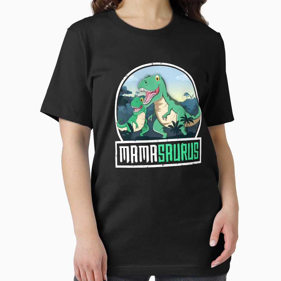 Mamasaurus T-Rex Dinosaur Saurus Mama Mom Matching Family by 14thFloor