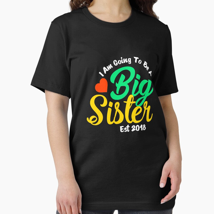 Big Sister Est 2018, New Big Sister, Promoted To Sister, First Time Sister by Designs4Less
