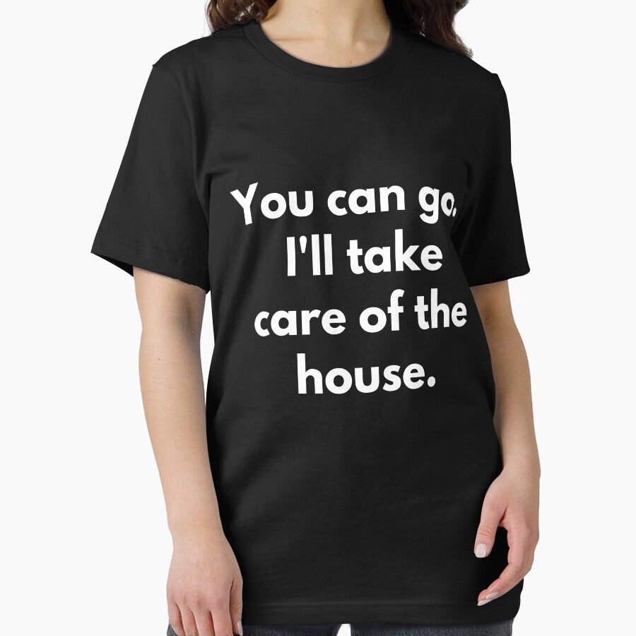 You can go I'll take care of the house. white lie party by ZakDzGeek