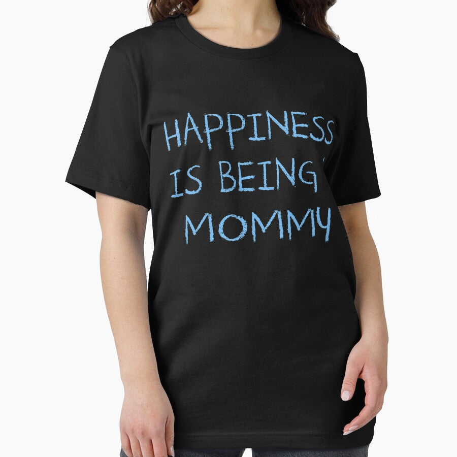 Happiness Is Being A Mommy Mother Baby Shower Heart Gender Reveal Party Mens Womens T Shirt You Baby Shower Gender Reveal Party Mens Womens T Shirt Funny Cute Gift by arcadetoystore