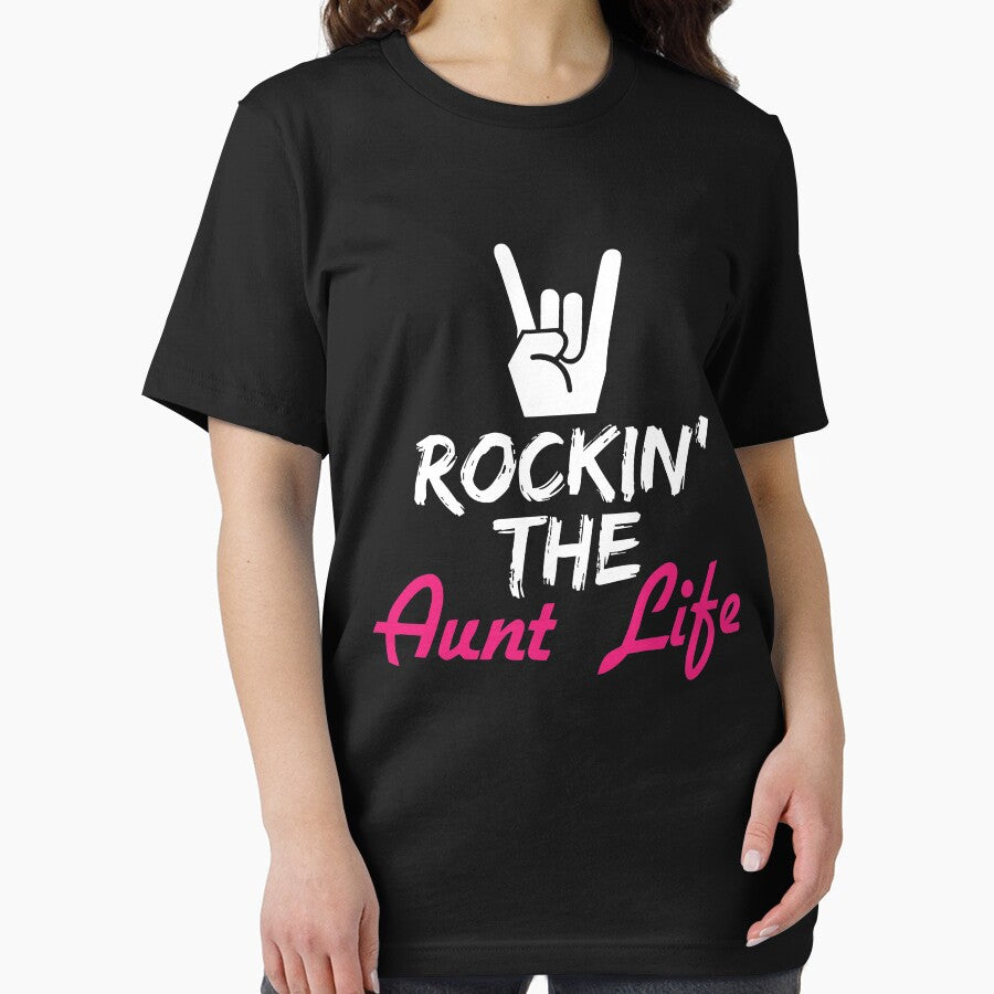 Rockin' the aunt life shirt by 3familyllc