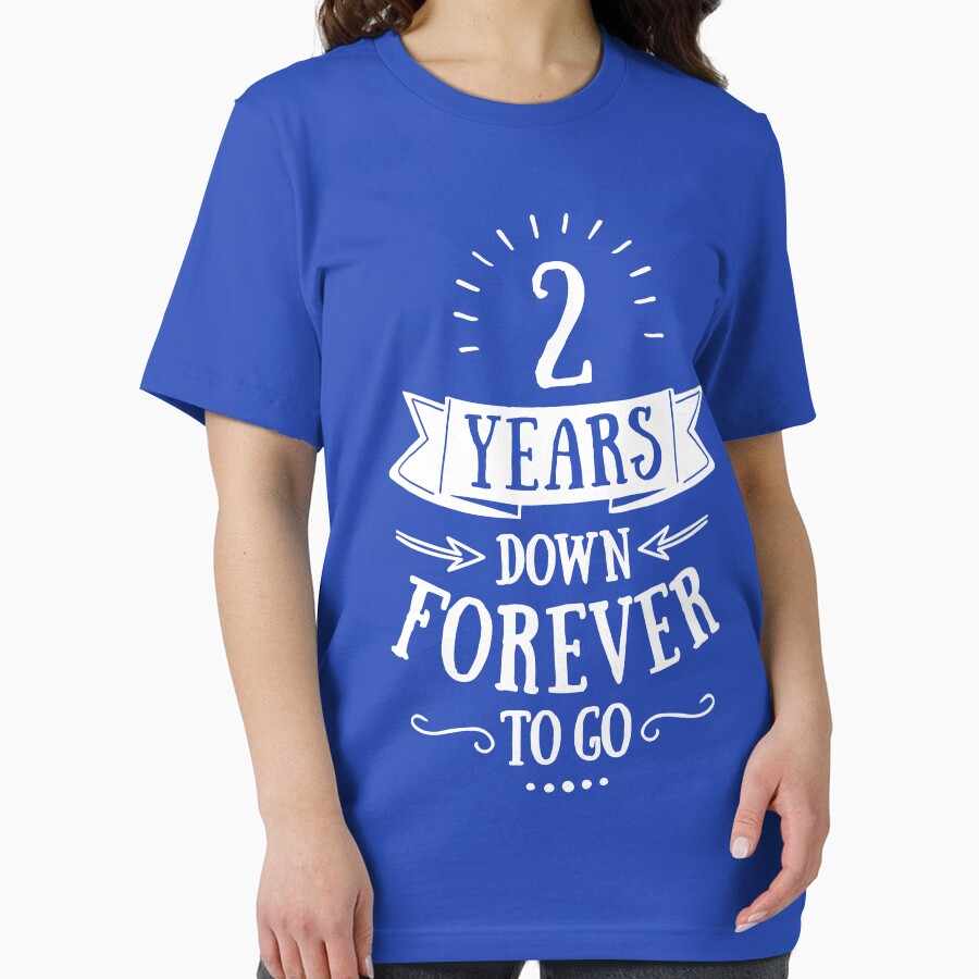 2 Years Down Forever To Go - 2nd Anniversary Clothing, Phone Cases And Other Gifts by MemWear
