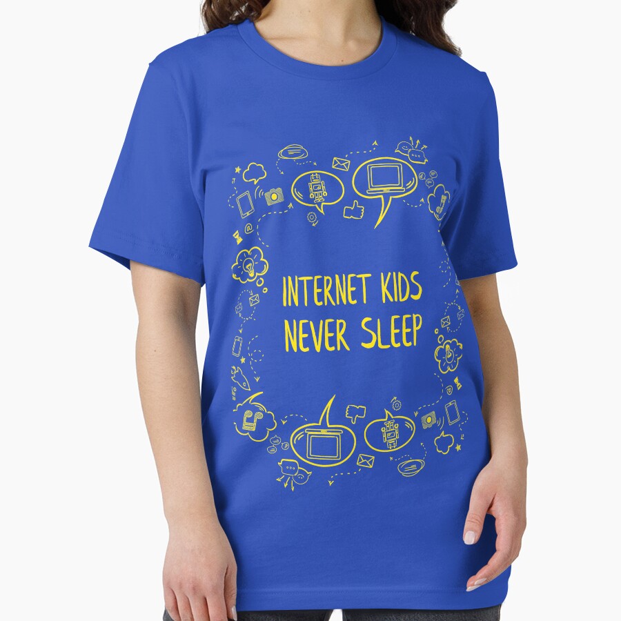 internet kids never sleep yellow by WilliamsGFX