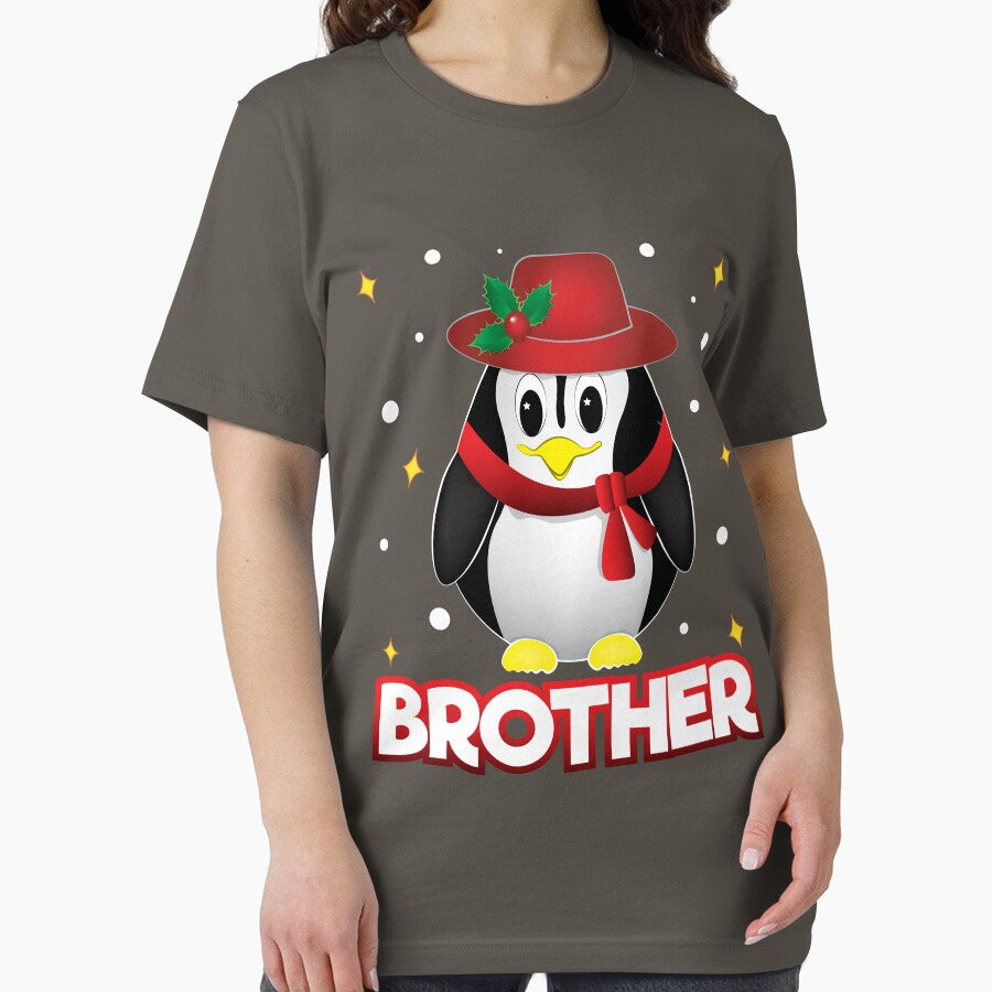Matching Family Christmas Brother Cute Penguin Xmas Gift by ZNOVANNA