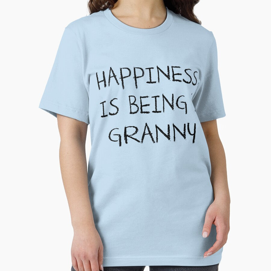Happiness Is Being A Granny Baby Shower Heart Gender Reveal Party Mens Womens T Shirt You Baby Shower Gender Reveal Party Mens Womens T Shirt Funny Cute Gift by arcadetoystore