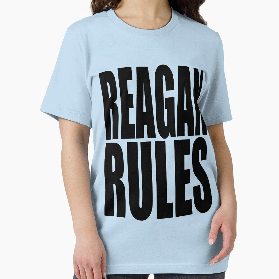 Reagan Rule Gender Reveal Baby Shower Cute Gift T Shirt Black by arcadetoystore