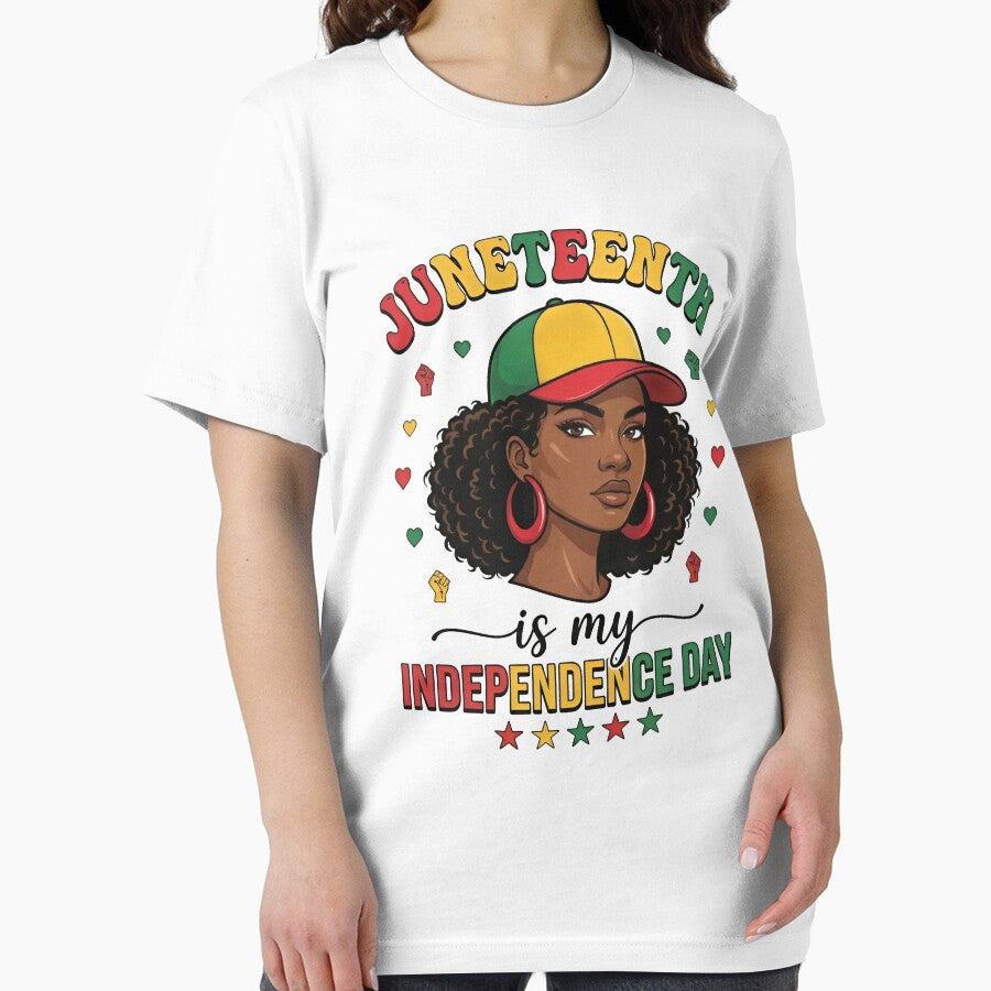 Juneteenth is My Independence Day T-Shirts, Black Pride by sawczy-shop