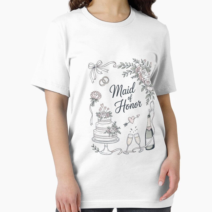 Maid Of Honor Bridesmaid Bridal Party Wedding Bachelorette by CareTopping